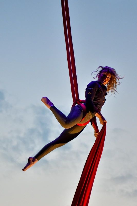 Clara Alex - Drops and Wrap Theory on Aerial Silks (Intermediate)